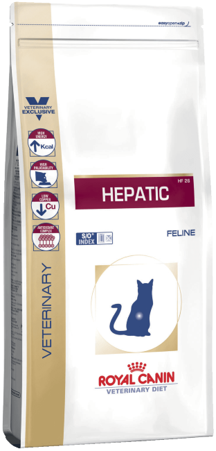 Royal Canin VET Hepatic HF26 Корм сухой для кошек Диета при болезнях печени