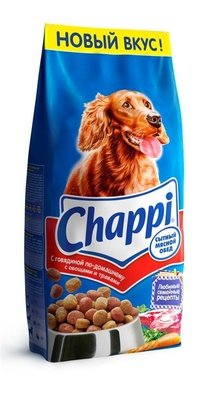 Chappi сухой корм для собак с говядиной по-домашнему