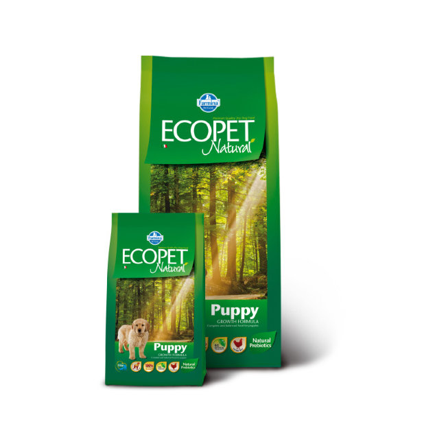 FARMINA ECOPET NATURAL сухой корм для щенков всех пород, беременных и лактирующих сук 12 кг