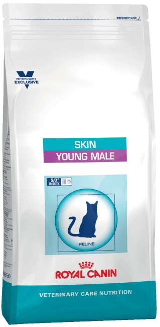 Royal Canin VCN Skin Young Male Корм сухой для кастрированных котов до 7 лет с повышенной чувствительностью кожи