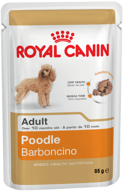 Royal Canin POODLE ADULT (ПАШТЕТ) пауч влажный корм для собак породы пудель