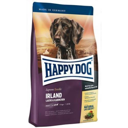 Корм Happy Dog Irland Supreme для собак с лососем и кроликом