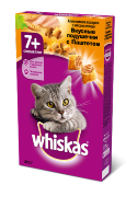 Whiskas для котов, паштет с мясом птицы для кошек старше 7 лет