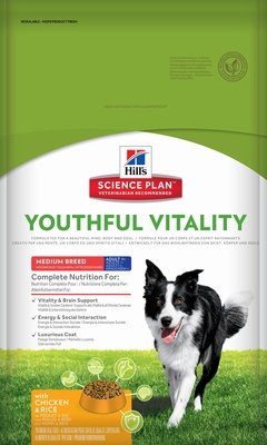 Hill's Science Plan для пожилых собак средних пород 7+ с курицей