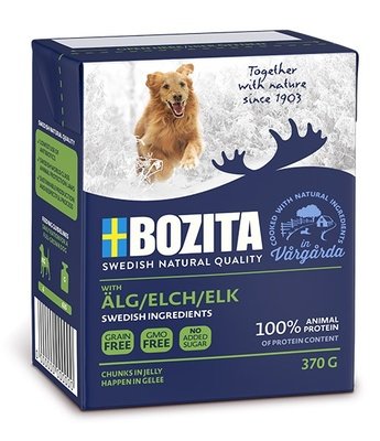 Bozita Naturals кусочки в желе для собак с мясом лося