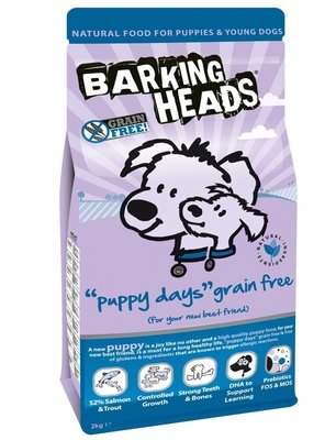 Barking Heads беззерновой сухой корм для щенков с лососем и бататом "Щенячьи деньки" 6 кг