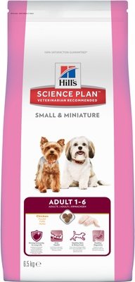 Hill's Science Plan для взрослых собак мелких и миниатюрных пород, с курицей, Canine Adult Small & Miniature with Chicken