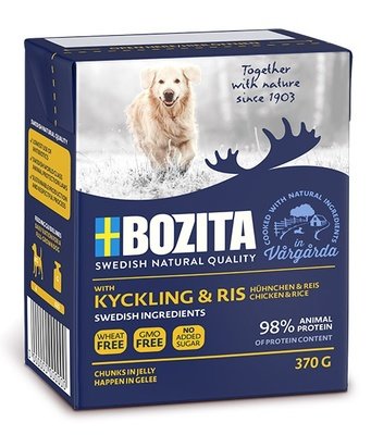 Bozita Naturals кусочки в желе для собак с курицей и рисом