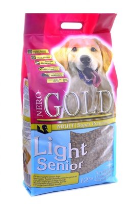 NERO GOLD super premium  Senior/Light сухой корм для пожилых собак с индейкой и рисом 12 кг