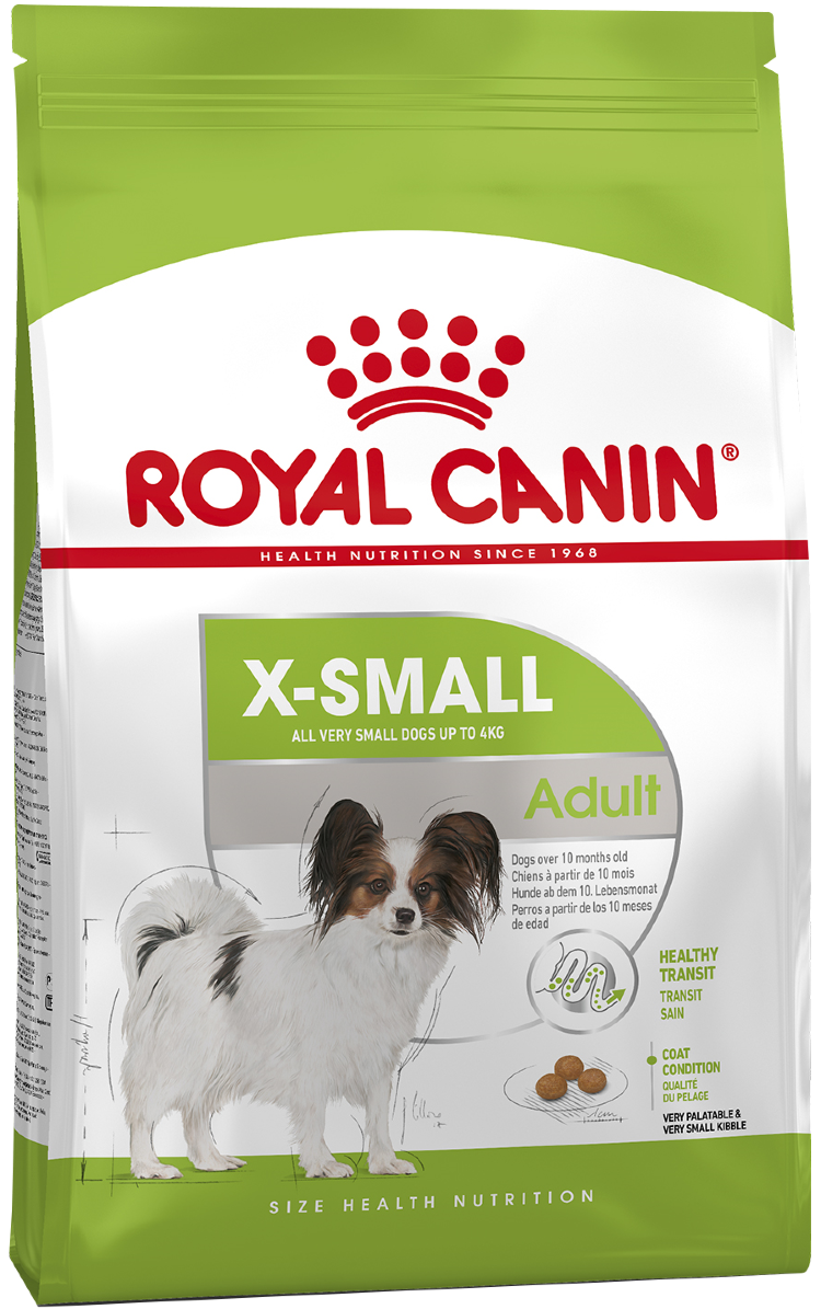 Royal Canin X-SMALL ADULT сухой корм для миниатюрных собак меньше 4 кг от  10 месяцев до 8 лет