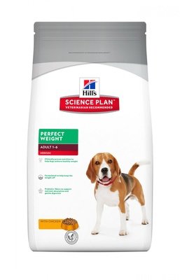 Hill's Science Plan для взрослых собак "Идеальный вес" с курицей, Canine Adult Perfect Weight Medium with Chicken
