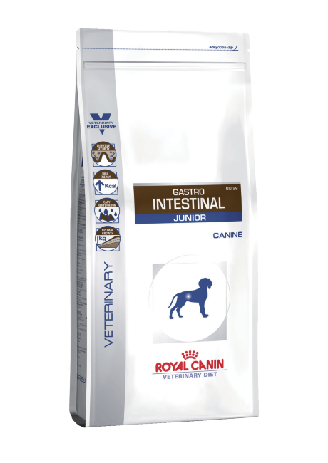 Royal Canin  Gastro Intestinal Junior GIJ29 (ветеринарные корма) сухой корм для щенков до 1 года при нарушении пищеварения.