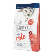 Корм Happy Cat для гиппоаллергенный кошек на основе утки, картофеля, риса и клюквы