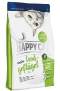 Корм Happy Cat для гиппоаллергенный кошек на основе птицы, картофеля, риса и яблоко