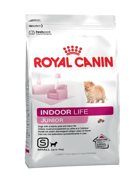 Royal Canin Indoor Life Junior сухой корм для щенков малых пород, живущих в доме 500 гр