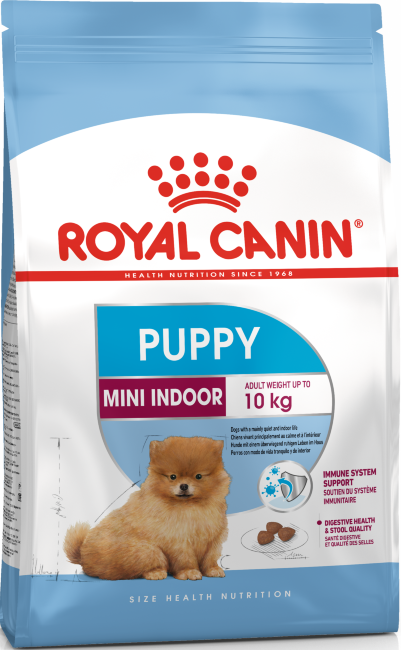 Royal Canin MINI INDOOR PUPPY сухой корм для щенков в возрасте от 2 до 10 месяцев (вес взрослой собаки до 10 кг) 3 кг