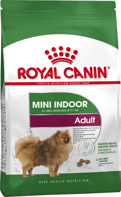 Royal Canin MINI INDOOR ADULT Питание для взрослых собак в возрасте от 10 месяцев (вес взрослой собаки до 10 кг)