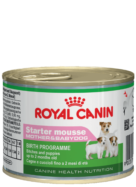 Royal Canin STARTER MOUSSE консервы для щенков до 2-х месяцев, беременных и кормящих сук