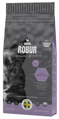 Bozita super premium для взрослых собак с нормальным и высоким уровнем активности, с лосем , BOZITA ROBUR Active Performance 12 кг