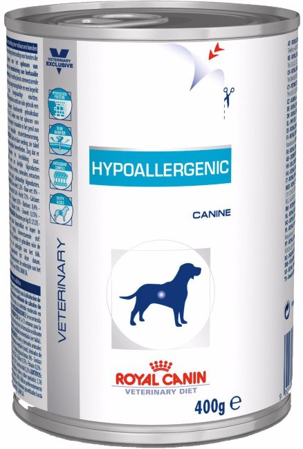 Royal Canin Hypoallergenic консервы влажный корм диета для собак при пищевой аллергии 