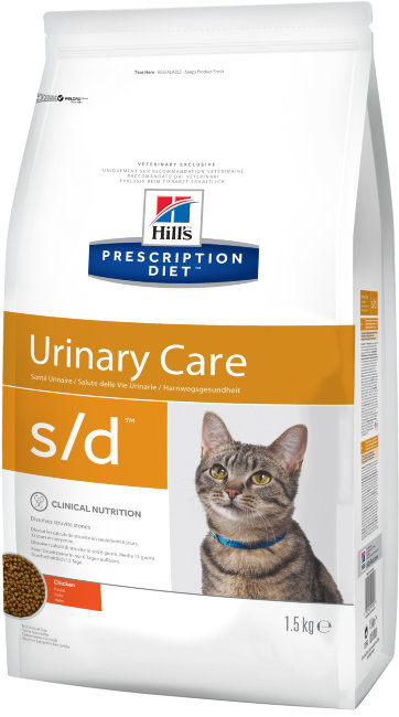 Hill's PD Feline S/D Корм сухой для кошек Диета для лечения МКБ