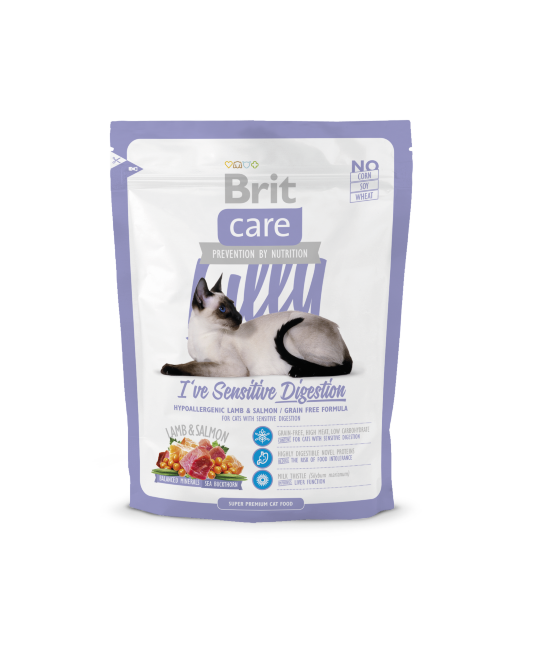 Brit Care Lilly Sensitive Digestion Сухой корм для кошек с чувствительным желудком