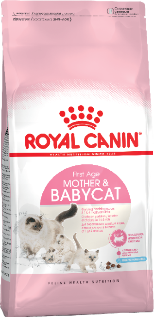 Royal Canin Mother and Babycat Корм сухой для котят в возрасте от 1 до 4 месяцев и кошек в период беременности и лактации