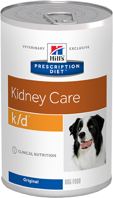 Hill's Prescription Diet Canine k/d консервы влажный корм диетический рацион для собак при заболеваниях почек, МКБ