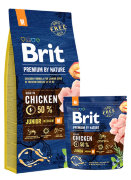 Brit Premium by Nature Junior M сухой корм для молодых собак средних пород