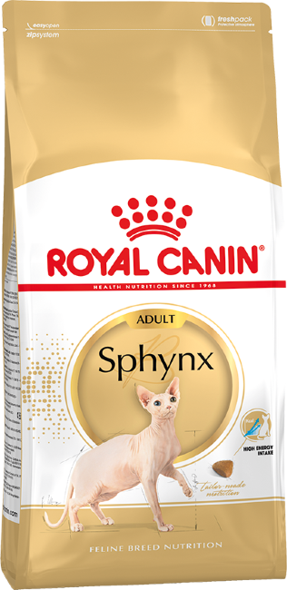 Royal Canin Sphynx 33 Корм сухой для кошек породы Cфинкс старше 12 месяцев