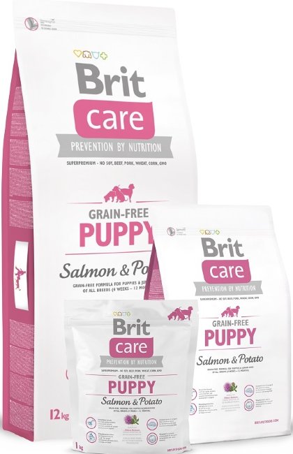 Brit Care Puppy All Breed Salmon & Potato для щенков всех пород (лосось, картофель) 1 кг