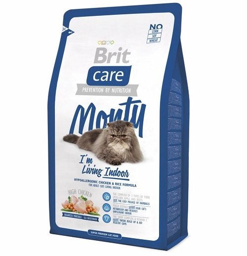BRIT Care Cat Monty Indoor Корм сухой для кошек, живущих в помещении
