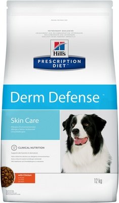 Hill's Prescription Diet сухой корм для взрослых собак для защиты и восстановления кожи, Derm Defence Canine