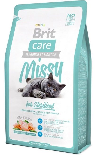BRIT Care Cat Missy Sterilised Корм сухой для кастрированных котов и стерилизованных кошек