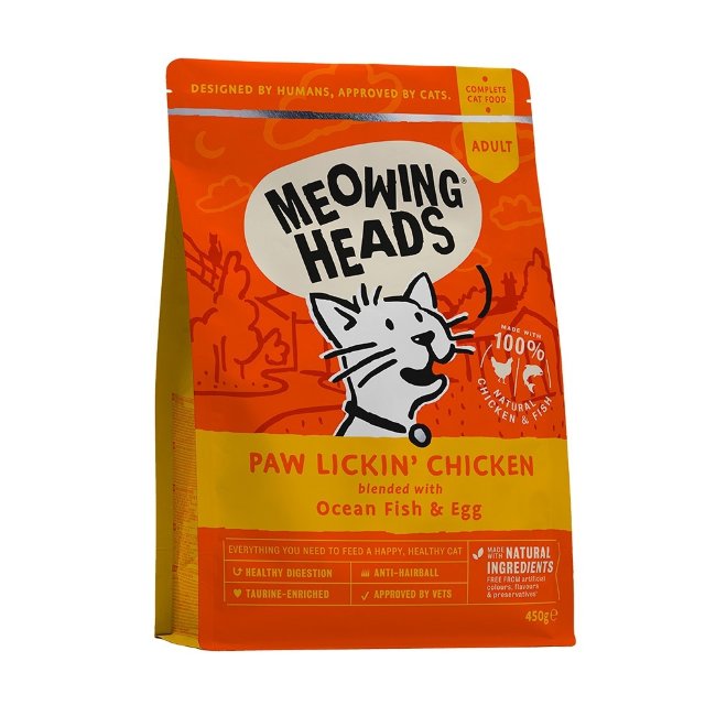 Корм Barking Heads Paw Lickin’ Chicken для взрослых кошек, с курицей и рисом "Куриное наслаждение"