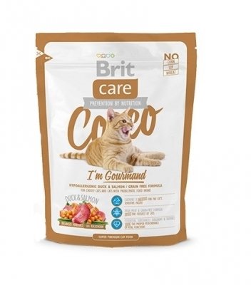 Brit Care Cat Cocco Gourmand Сухой корм беззерновой для кошек-гурманов