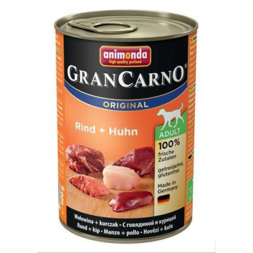 Animonda Gran Carno Original Adult консервы для собак с говядиной и курицей