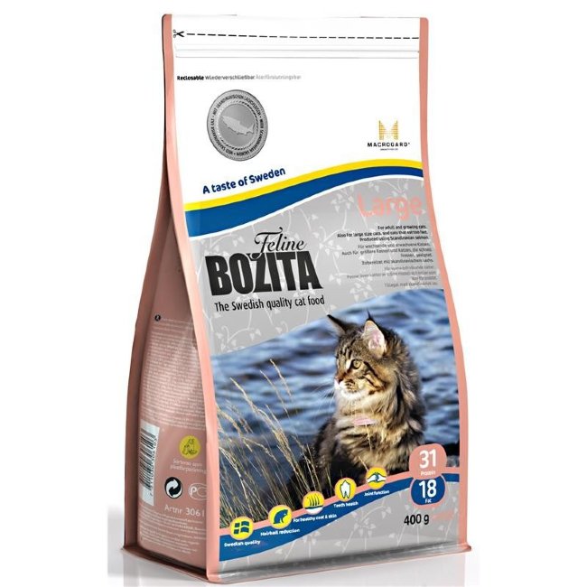 Bozita Feline Funktion Large Корм сухой для взрослых и молодых кошек крупных пород