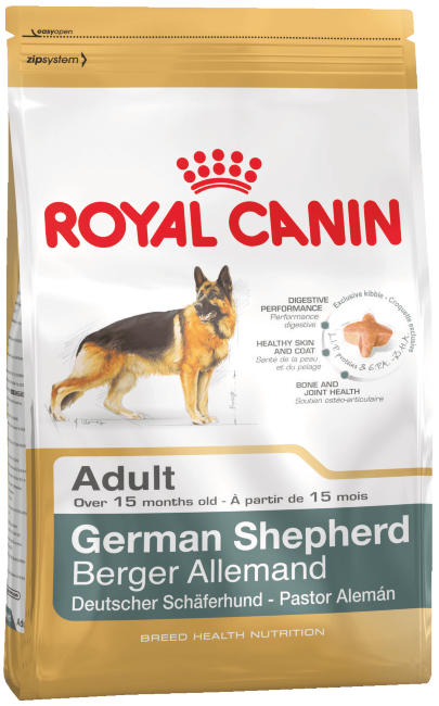 Royal Canin GERMAN SHEPHERD ADULT сухой корм для Немецких овчарок старше 15 месяцев 12 кг