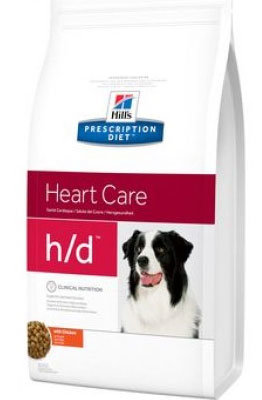 Hill's Prescription Diet H/D сухой корм для собак, полноценный диетический рацион при сердечных заболеваниях 5кг