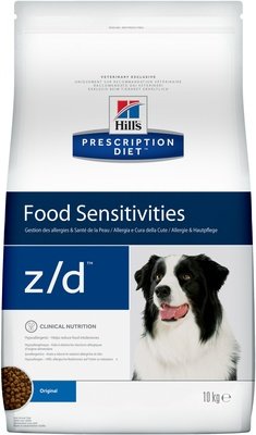 Hill's Prescription Diet z/D для собак лечение острых пищевых аллергий, Z/D Canine Ultra Allergen-Free