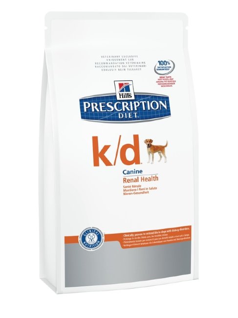 Hill's Prescription Diet Canine K/D сухой корм для собак полноценный диетический рацион при заболеваниях почек
