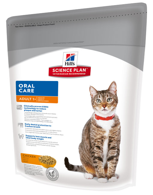 Hill's Science Plan Adult Oral Care Корм сухой для кошек для профилактики заболеваний полости рта